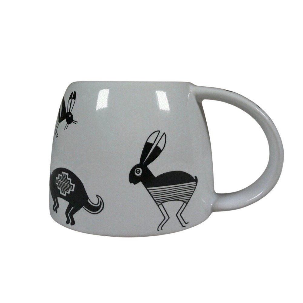 The Treasure Chest Mimbres Rabbit Mug Unisex OS White Excellent Southwestern HTF
